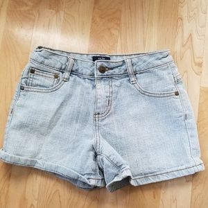 Kids Light Blue Jean Shorts